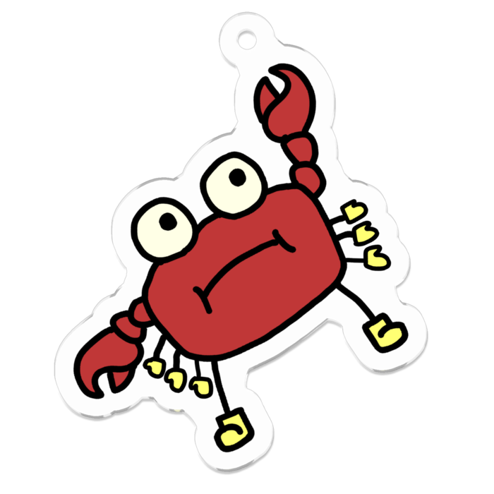 アクリルキーホルダー - 50 x 50 (mm)