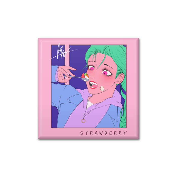 缶バッジ - 四角形40mm