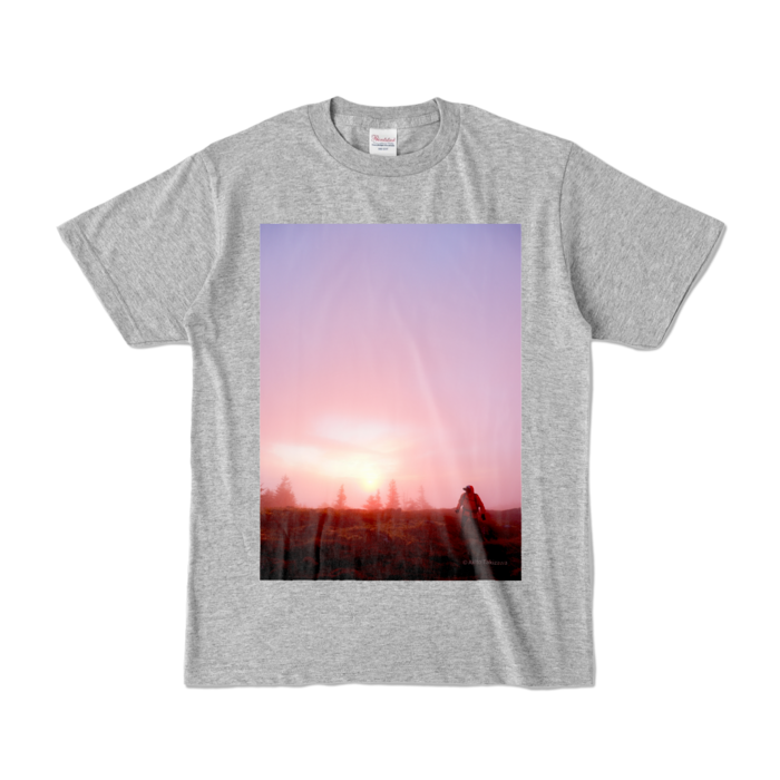 カラーTシャツ - S - 杢グレー (濃色)