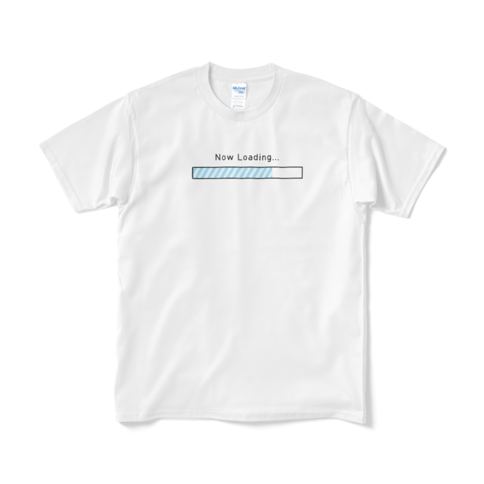 Now Loading（ブルー）Tシャツ - M - ホワイト