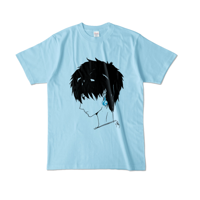 カラーTシャツ - L - ライトブルー (淡色)