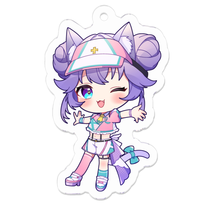 アクリルキーホルダー - 50 x 50 (mm)