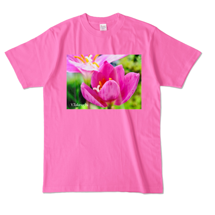 カラーTシャツ - L - ピンク (濃色)(1)