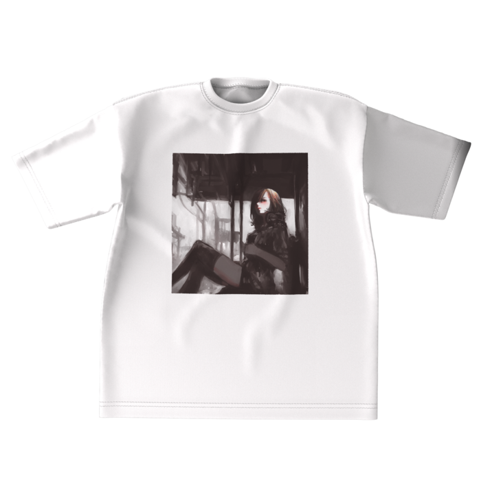 ビッグシルエットTシャツ - XL - 正面