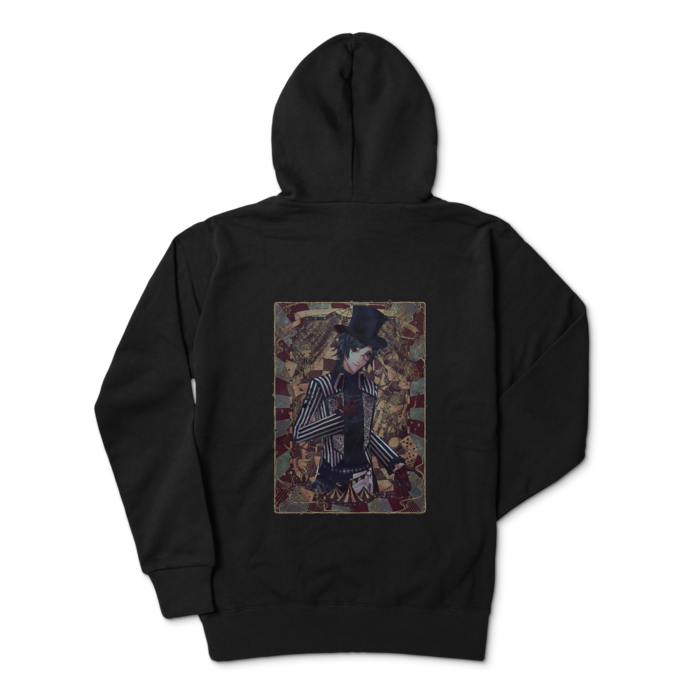 ジップパーカー - L - ブラック