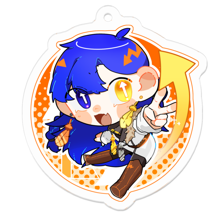 アクリルキーホルダー - 50 x 50 (mm)