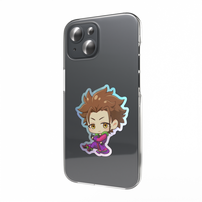 オーロラスマホステッカー - 竜胆椿