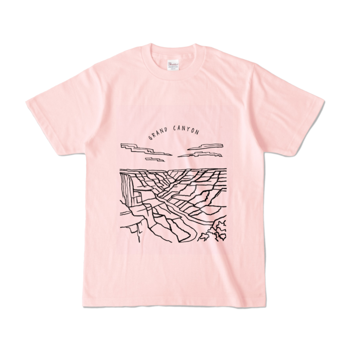 カラーTシャツ - S - ライトピンク (淡色)