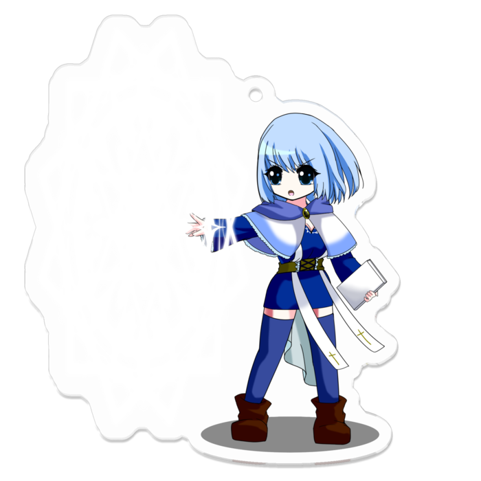 アクリルキーホルダー - 70 x 70 (mm)