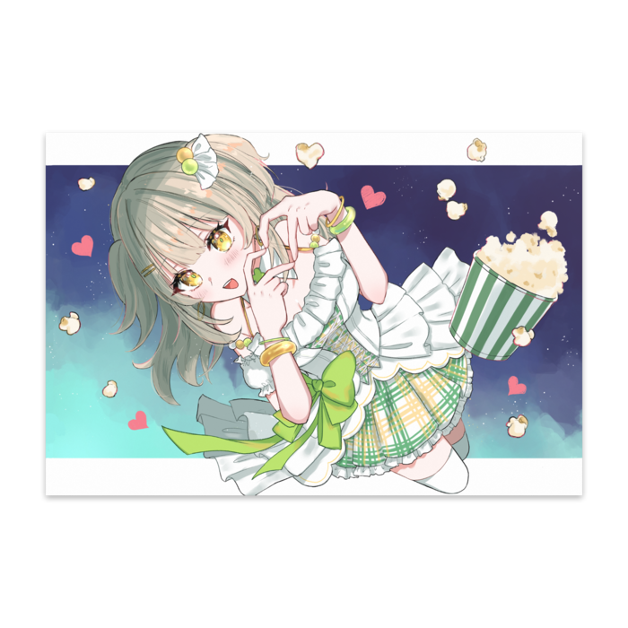 ポストカード(10枚セット) -C：メロン🍈