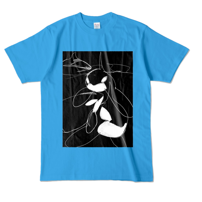 カラーTシャツ - L - ターコイズ (濃色)