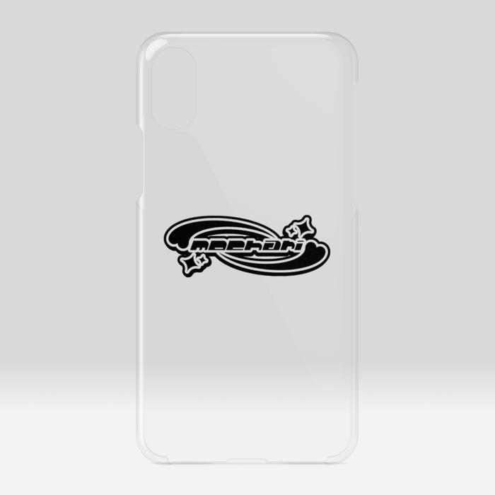 クリアiPhoneケース - iPhone X / XS(ブラック)