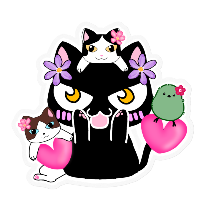 ステッカー - 100 x 100 (mm)