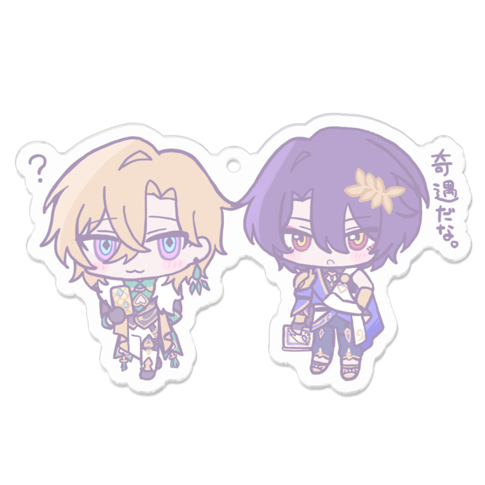 アクリルキーホルダー - 70 x 70 (mm)