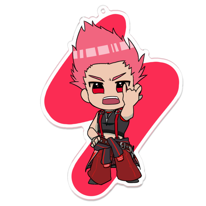 アクリルキーホルダー（コーティング） - 100 x 100 (mm)