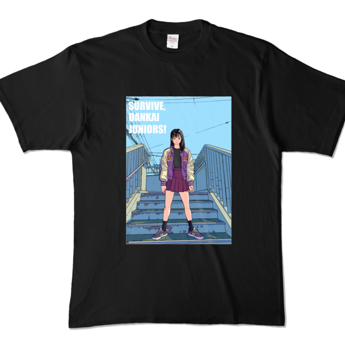 カラーTシャツ - XL - ブラック (濃色)