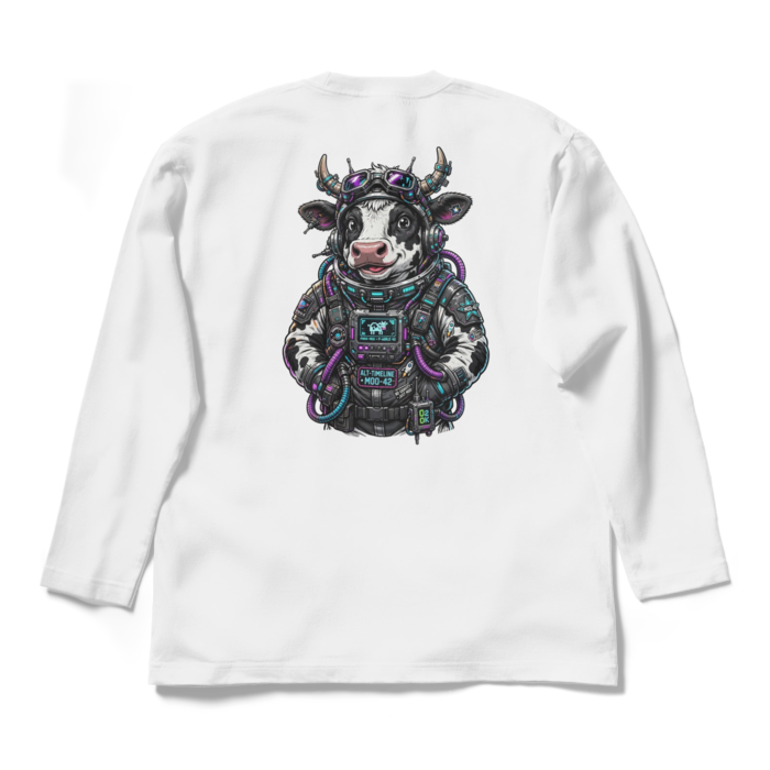 ロングスリーブTシャツ - L - ホワイト(1)