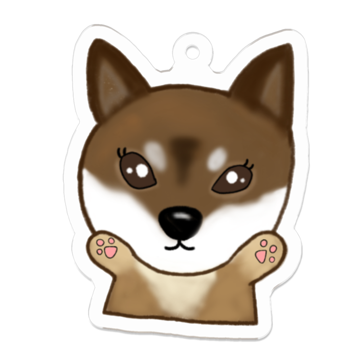 アクリルキーホルダー - 50 x 50 (mm)