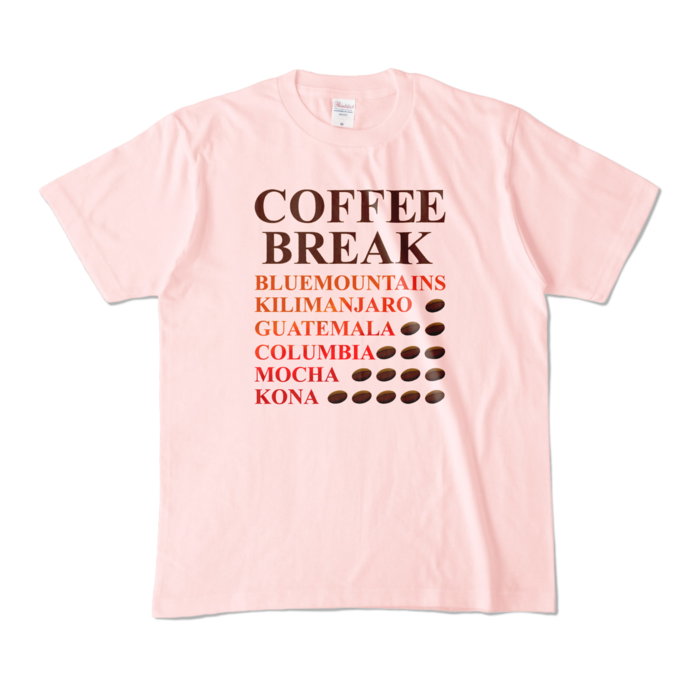 カラーTシャツ - M - ライトピンク (淡色)