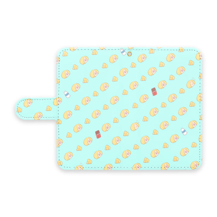 手帳型Androidケース - S - ストラップ穴 あり