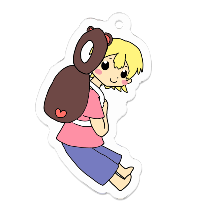 アクリルキーホルダー - 50 x 50 (mm)