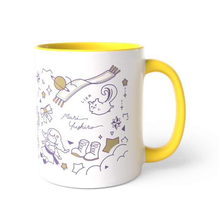 ツートンカラーマグカップ - 直径 8.2cm / 高さ 9.5cm