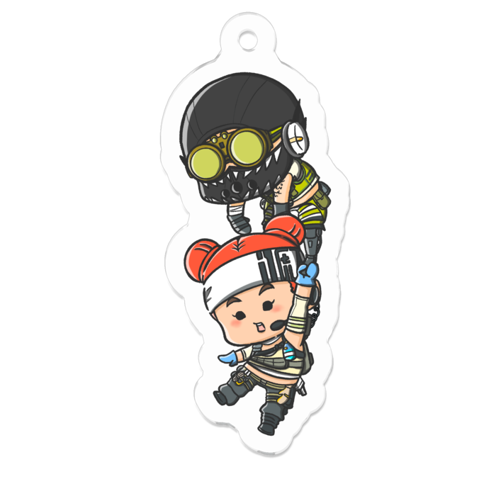 アクリルキーホルダー - 50 x 50 (mm)