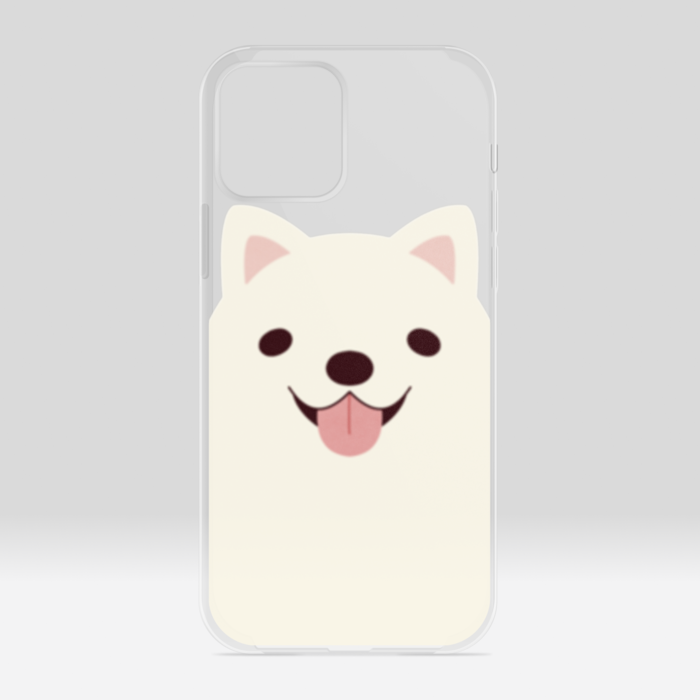 クリアiPhoneケース サモエド iPhone 12 / 12Pro