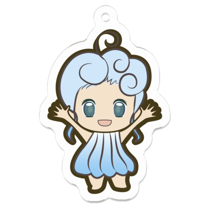 アクリルキーホルダー - 50 x 50 (mm)