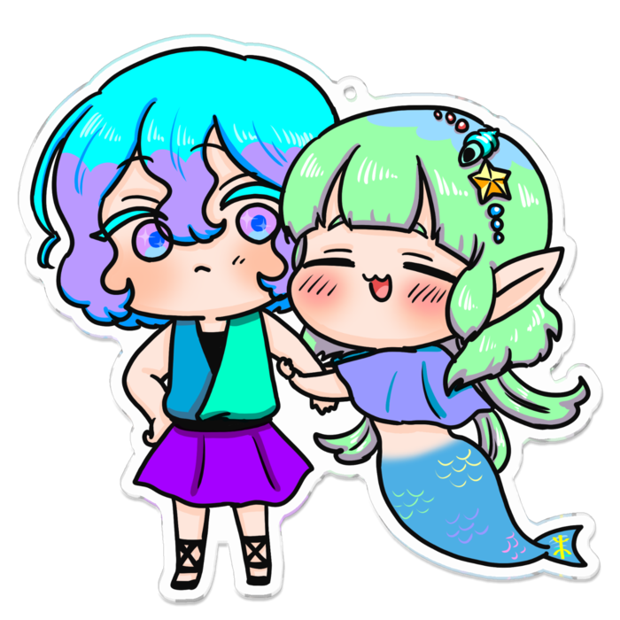 アクリルキーホルダー - 100 x 100 (mm)