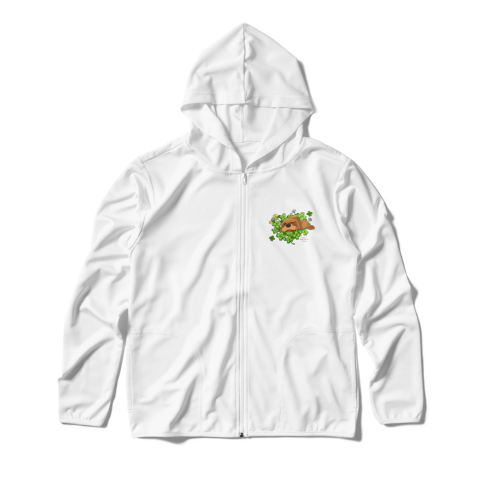 ジップパーカー - M - ホワイト