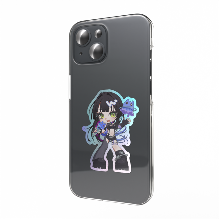 オーロラスマホステッカー - 縦