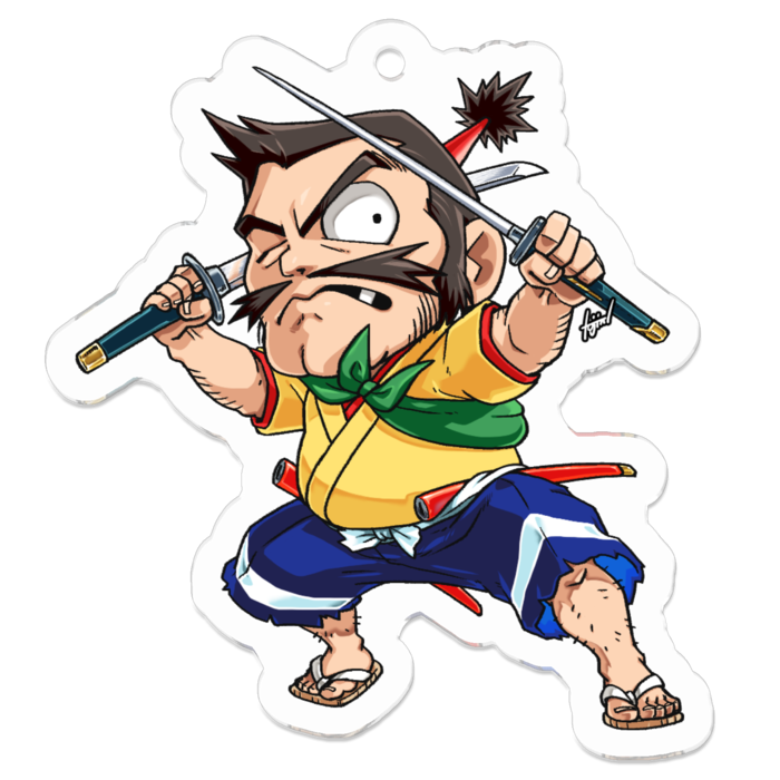 アクリルキーホルダー - 50 x 50 (mm)