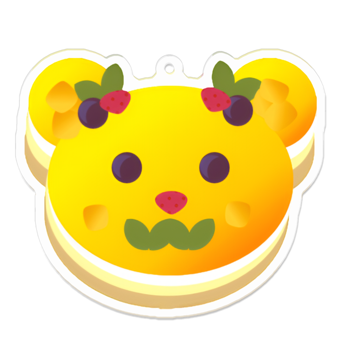 アクリルキーホルダー - 70 x 70 (mm)