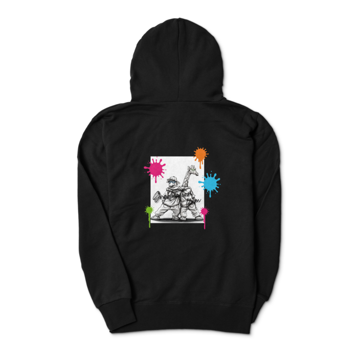 ジップパーカー - S - ブラック