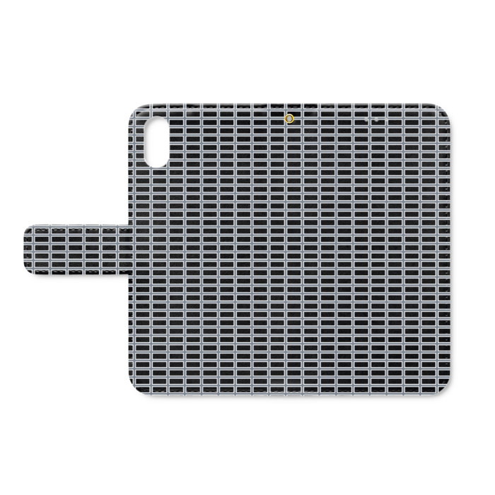 手帳型iPhoneケース - iPhone XS / X - ストラップ穴 あり