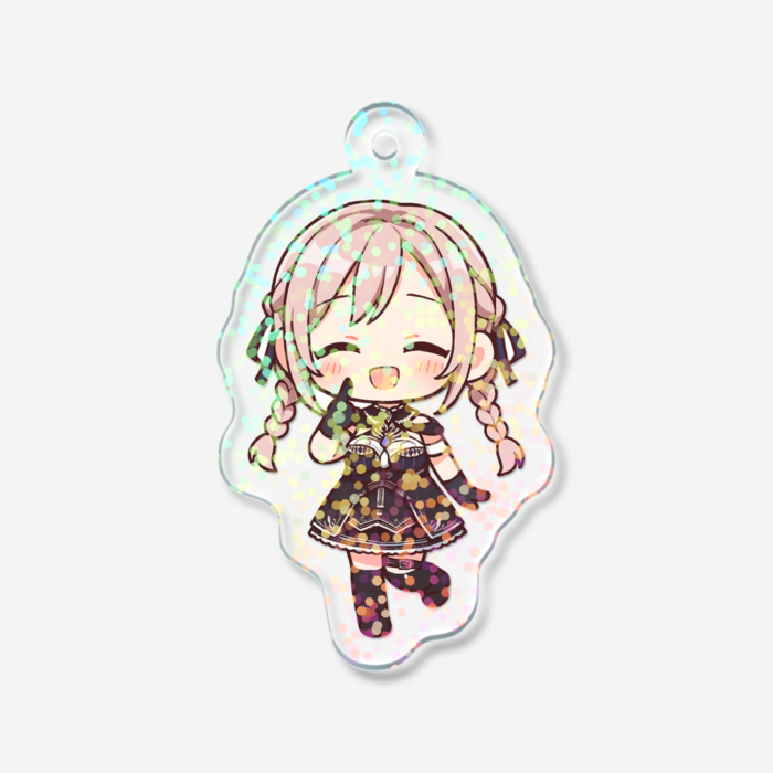 ホログラムアクリルキーホルダー - 50 × 50mm