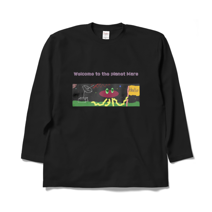 ロングスリーブTシャツ - XL - ブラック