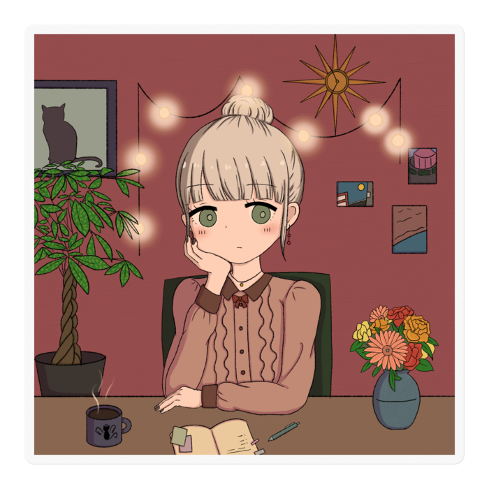 クリアステッカー - 100 x 100 (mm)(1)