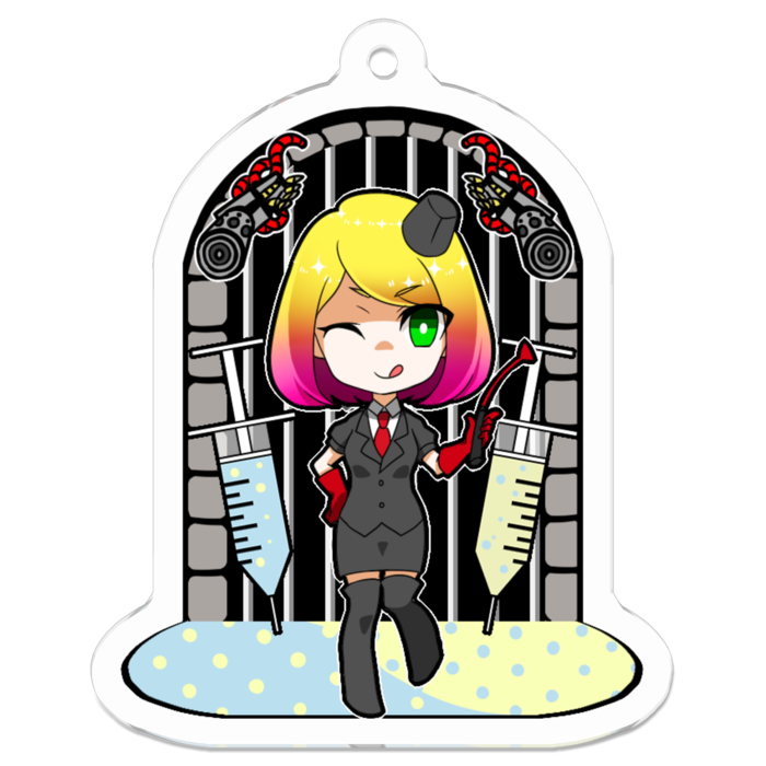 アクリルキーホルダー - 50 x 50 (mm)