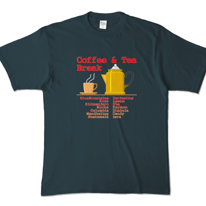 カラーTシャツ - XL - デニム (濃色)