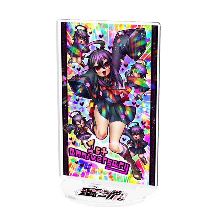 一枚イラストアクリルフィギュア - 100x100mm(1)