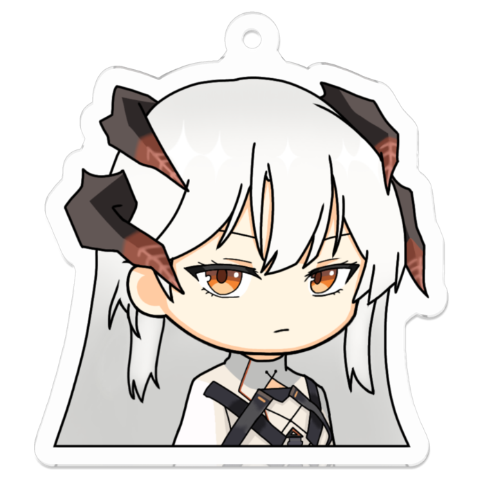 アクリルキーホルダー（コーティング） - 50 x 50 (mm)