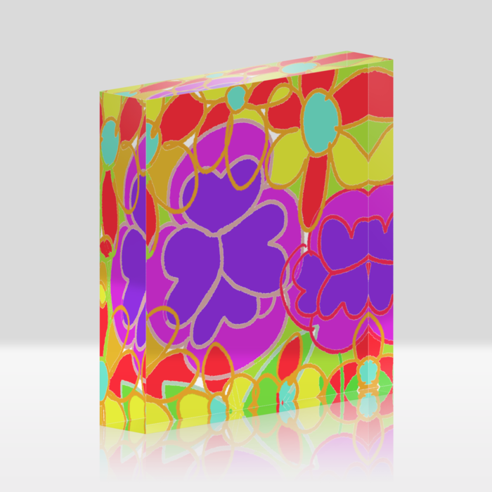 アクリルブロック - 100 × 100mm