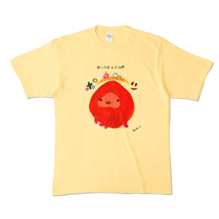 カラーTシャツ - XL - ライトイエロー (淡色)