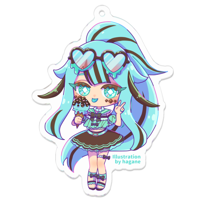 アクリルキーホルダー - 70 x 70 (mm)