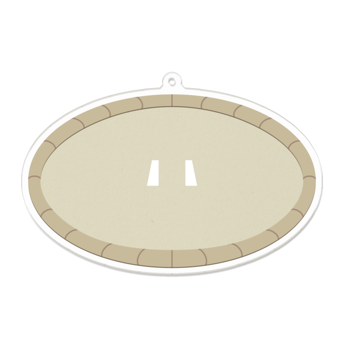 アクリルキーホルダー - 100 x 100 (mm)