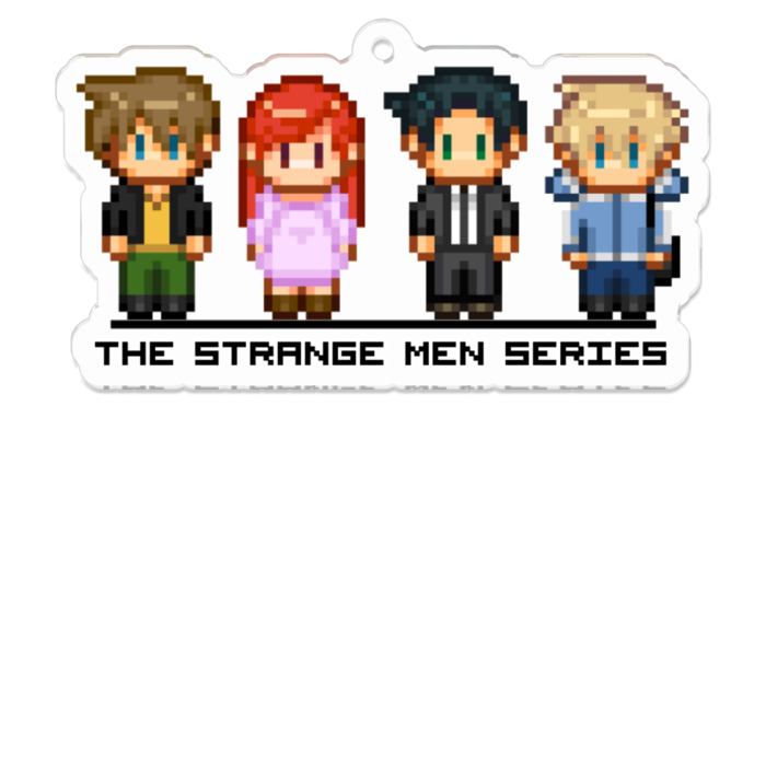 主人公たち(正面) - 70 x 70 (mm)