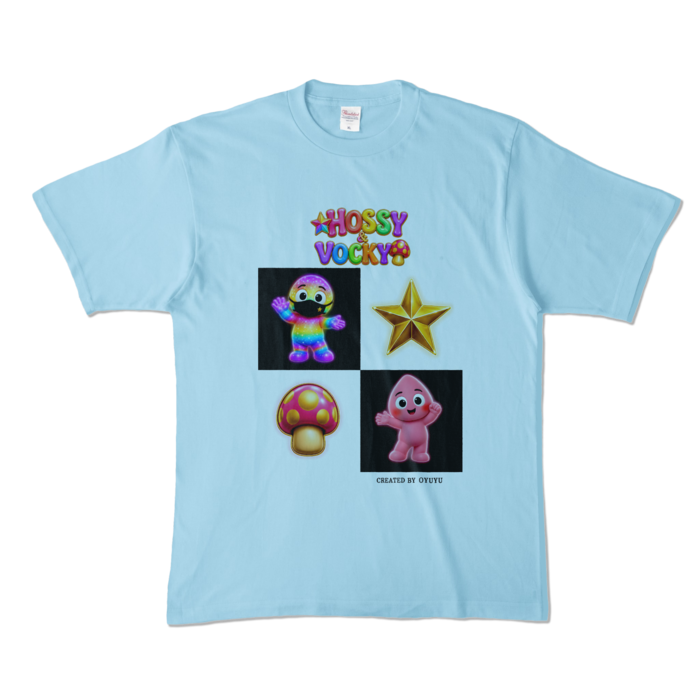 カラーTシャツ - XL - ライトブルー （淡色）