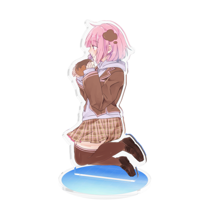 アクリルフィギュア100mm イカスミ系女子
